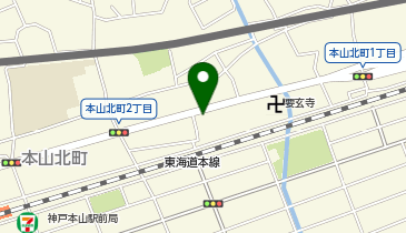 コインパーク本山北町2丁目の地図画像