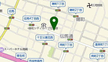 コインパーク伝馬通4丁目の地図画像