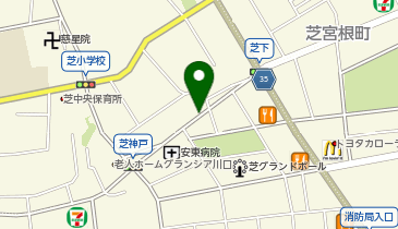 コインパーク川口芝の地図画像