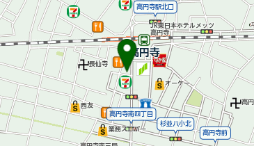アイティ高円寺駐車場の地図画像