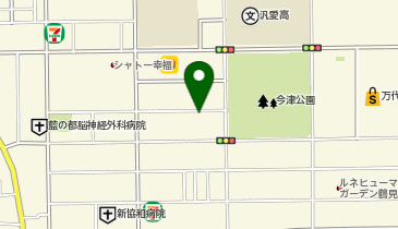 コインパーク今津中1丁目の地図画像