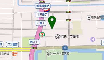 コインパーク和歌山八番丁の地図画像