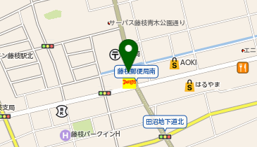 コインパーク デニーズ藤枝店の地図画像