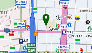コインパーク大阪本町4丁目の地図画像