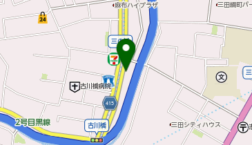 コインパーク南麻布2丁目の地図画像