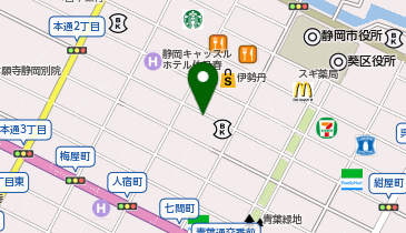 コインパーク静岡両替町1丁目の地図画像