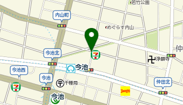 コインパーク今池4丁目の地図画像