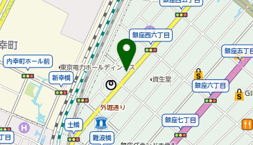 コインパーク銀座7丁目第2の地図画像