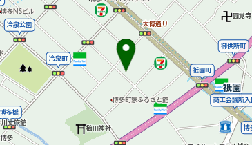 コインパーク冷泉町の地図画像