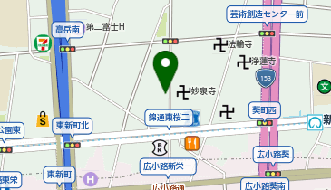 コインパーク東桜2丁目の地図画像