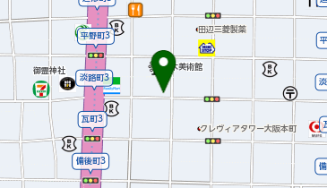 コインパーク大阪淡路町3丁目の地図画像