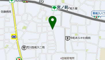 コインパーク西尾久2丁目の地図画像