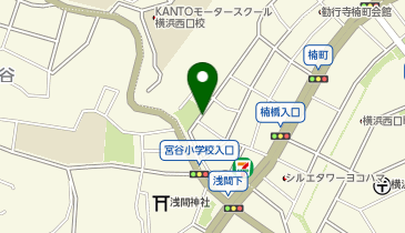 コインパーク横浜南軽井沢の地図画像