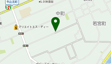 コインパーク新宿南町の地図画像