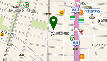 コインパーク敷津西1丁目第2の地図画像
