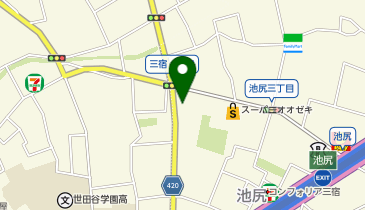 コインパーク池尻3丁目第4の地図画像