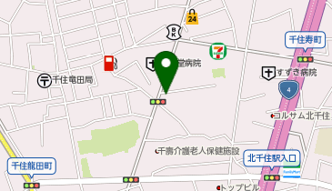 コインパーク千住寿町の地図画像
