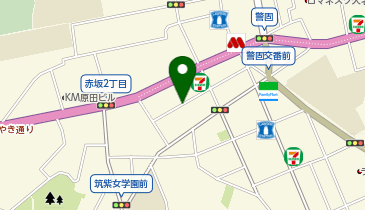 コインパーク警固2丁目の地図画像