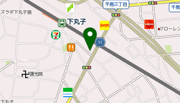 コインパーク下丸子3丁目の地図画像