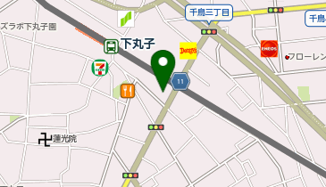 コインパーク下丸子3丁目第2の地図画像