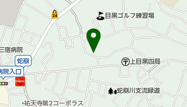 コインパーク上目黒4丁目の地図画像