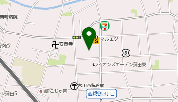 コインパーク西糀谷1丁目の地図画像