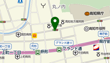 コインパーク高知升形の地図画像