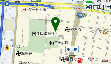 コインパーク生玉町第2の地図画像