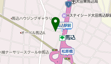 コインパーク北馬込2丁目第3の地図画像