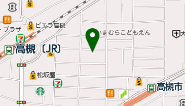 コインパーク高槻町の地図画像