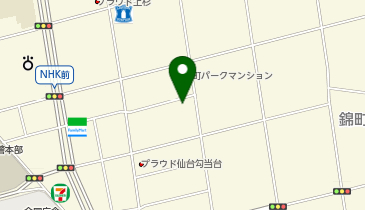 コインパーク仙台錦町1丁目の地図画像