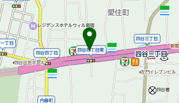 コインパーク四谷4丁目第4の地図画像