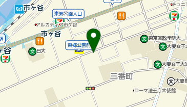 コインパーク三番町の地図画像