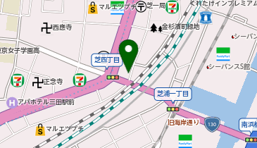 コインパーク芝1丁目第2の地図画像