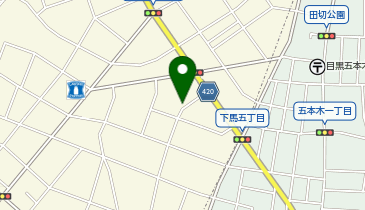 コインパーク下馬5丁目第2の地図画像