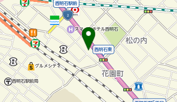 コインパーク明石花園町の地図画像