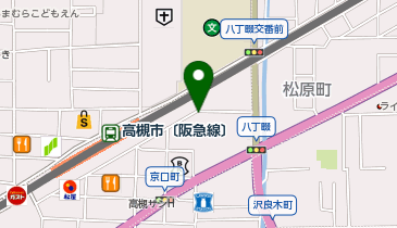 コインパーク高槻城北町2丁目の地図画像