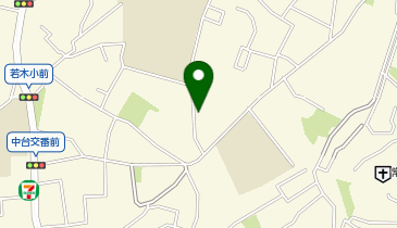 コインパーク中台2丁目の地図画像