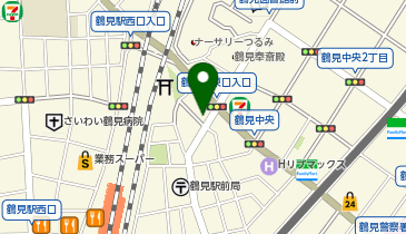 コインパーク鶴見中央第2の地図画像