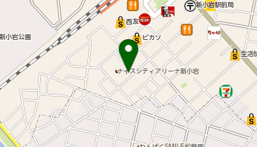 コインパーク新小岩1丁目の地図画像