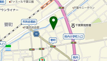 コインパーク千葉要町の地図画像