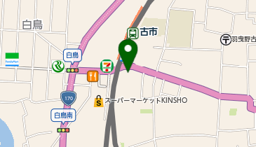 コインパーク羽曳野古市4丁目の地図画像