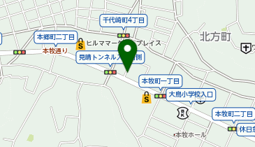 コインパーク本牧町1丁目の地図画像