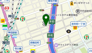 コインパーク神田北乗物町の地図画像