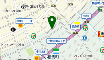 コインパーク日本橋小伝馬町第3の地図画像
