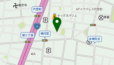 コインパーク代官町の地図画像