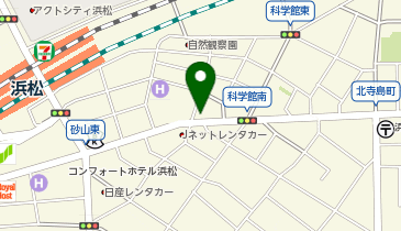 コインパーク浜松砂山町第3の地図画像