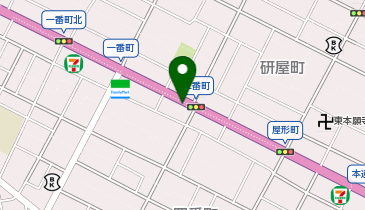 コインパーク デニーズ静岡二番町店の地図画像