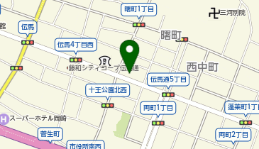 コインパーク伝馬通4丁目の地図画像