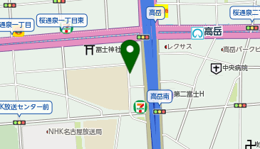 コインパーク東桜1丁目の地図画像